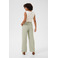 Cream broek groen 3
