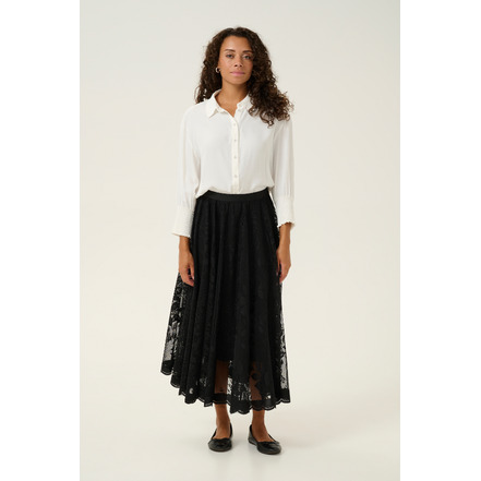 Cream rok zwart