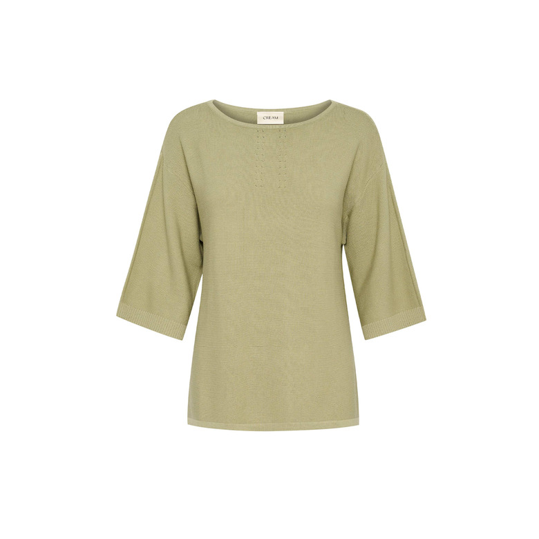 Cream trui groen