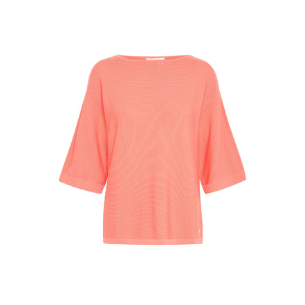 Cream sweater pink
