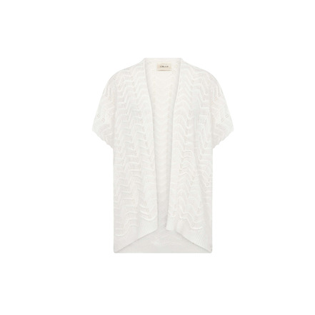 Cream cardigan wit