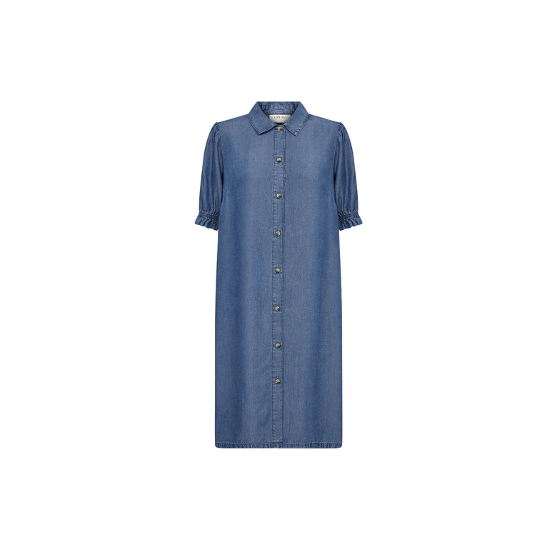 Cream jurk blauw