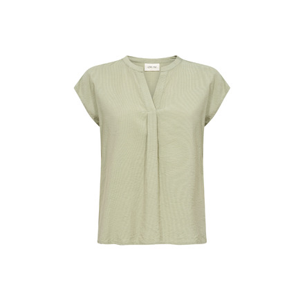 Cream blouse groen