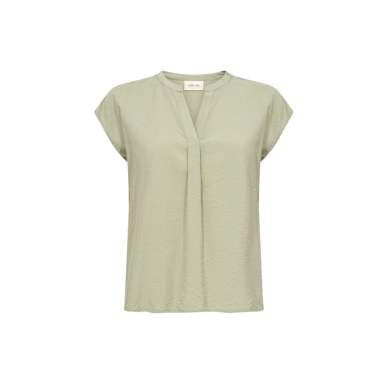 Cream blouse groen