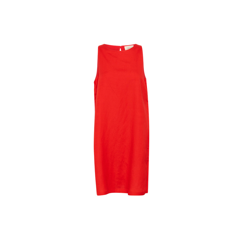 Cream jurk rood