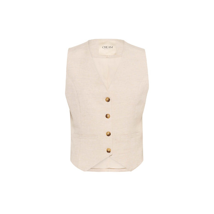 Cream gilet ecru