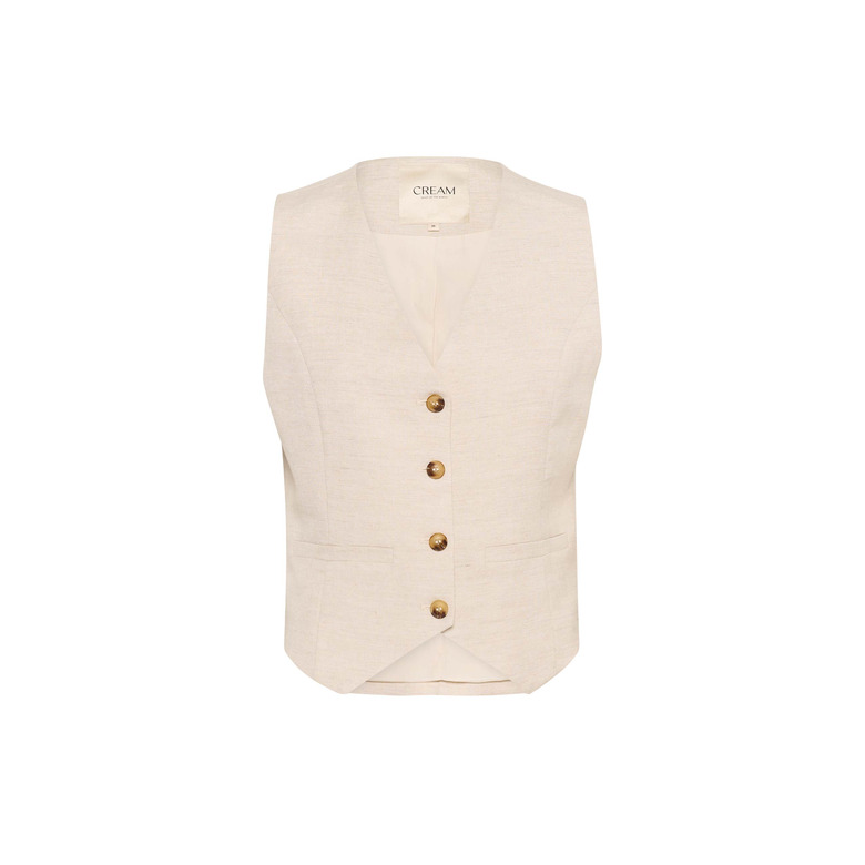 Cream gilet ecru