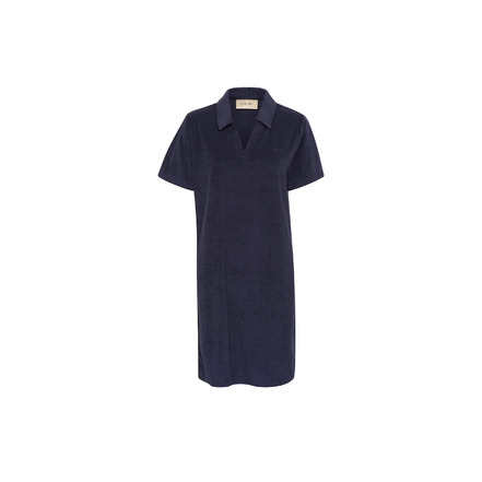 Cream jurk blauw