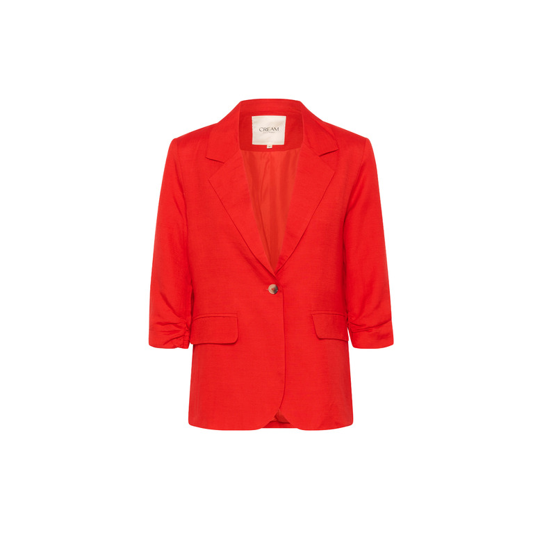 Cream blazer rood