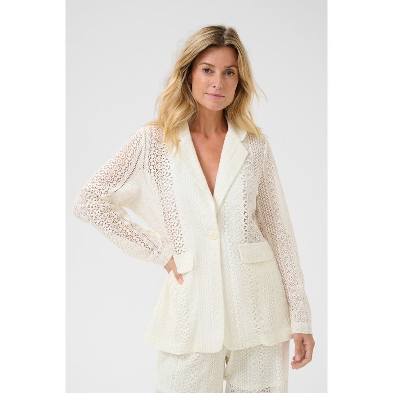 Cream blazer ecru 2