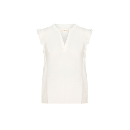 Cream blouse wit