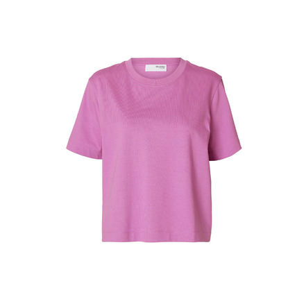 Selected Femme t-shirt roze