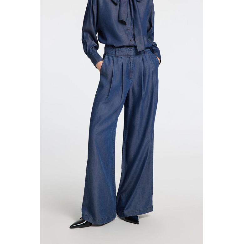 Selected Femme broek blauw 2