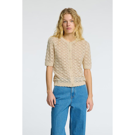 Selected Femme strickjacke beige