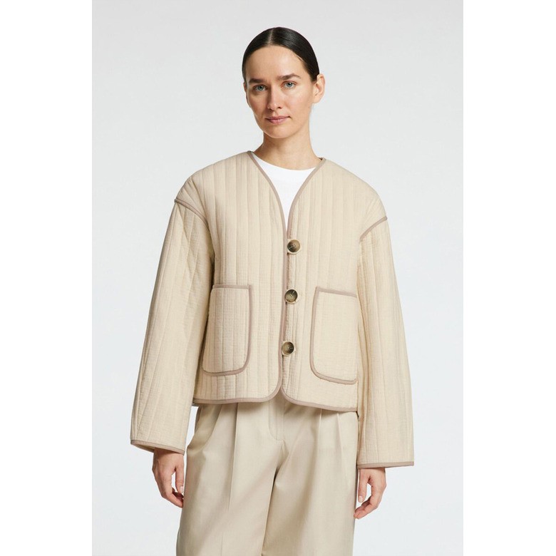 Selected Femme vest ecru 2