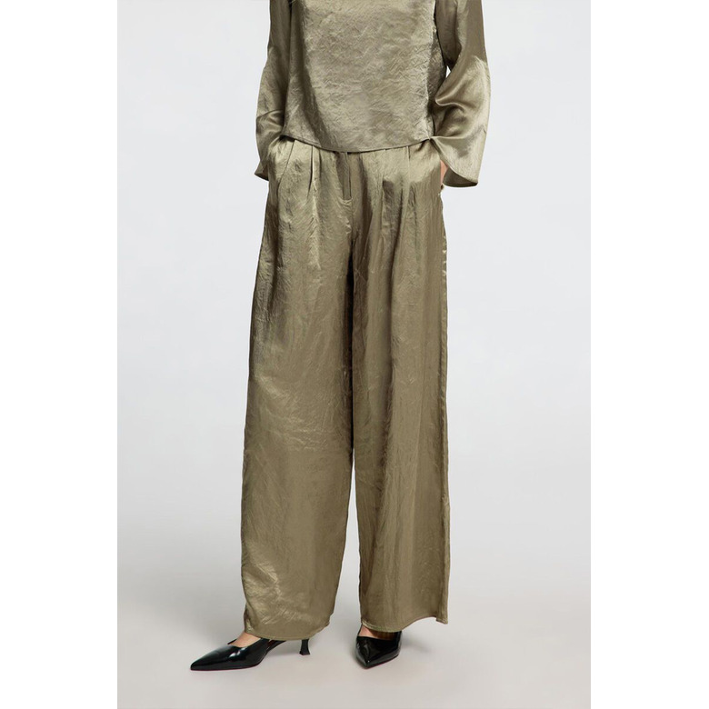 Selected Femme broek groen 2