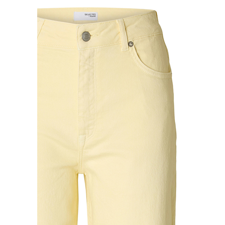 Selected Femme hose 32 inch gelb 2