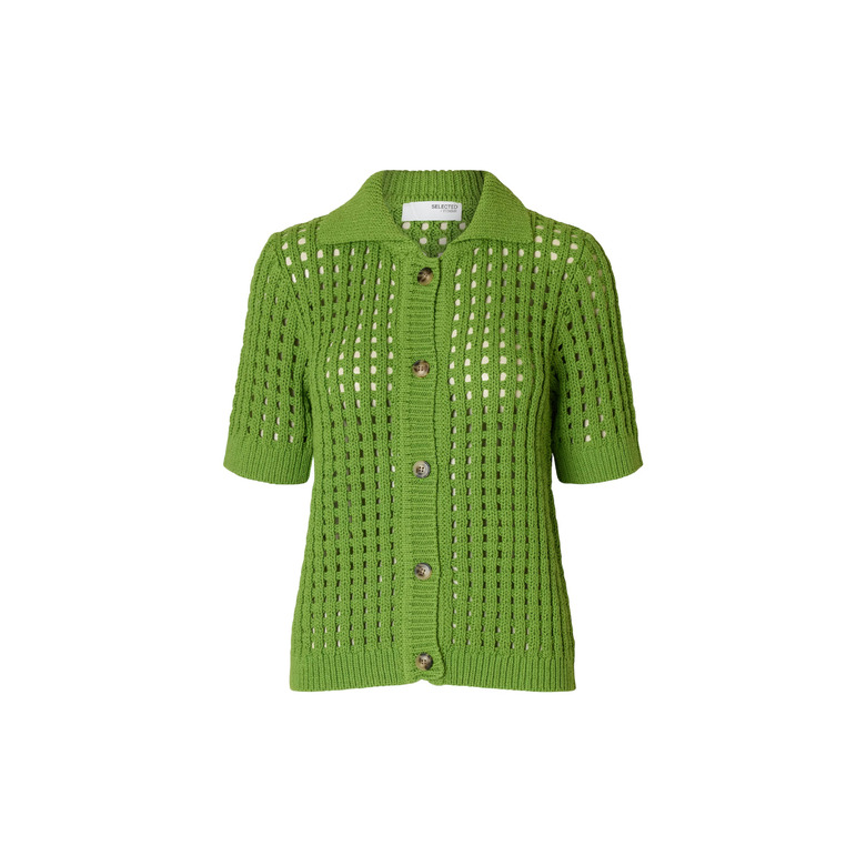 Selected Femme cardigan groen 1