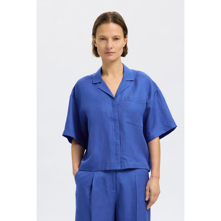 Selected Femme blouse blauw