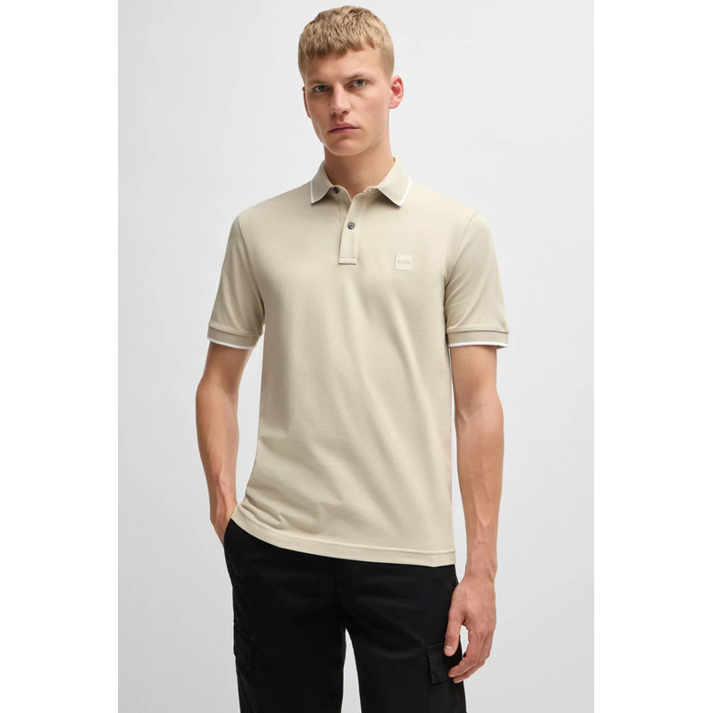 Boss polo lightbrown 2
