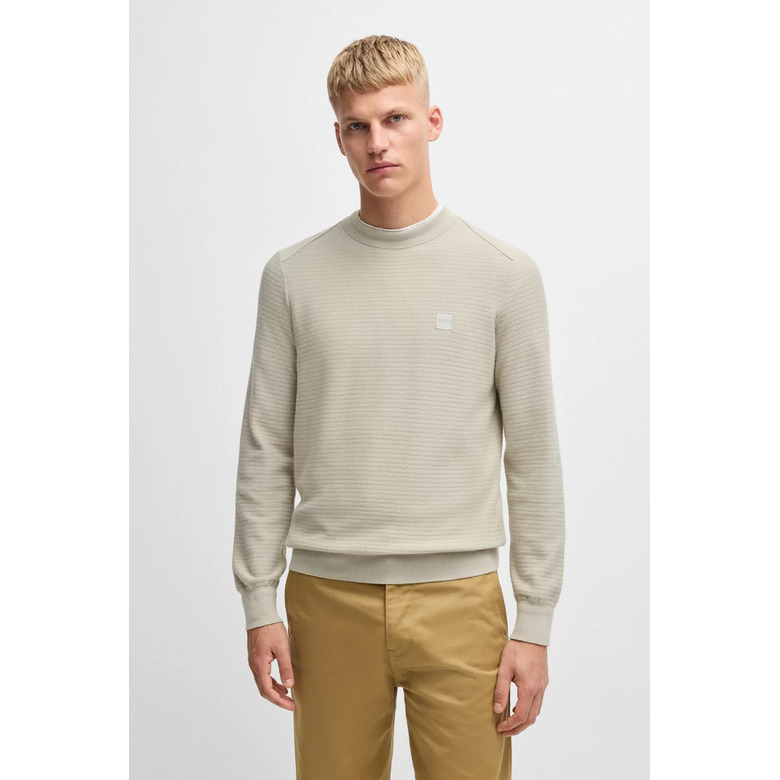 Boss sweater lightbrown 2
