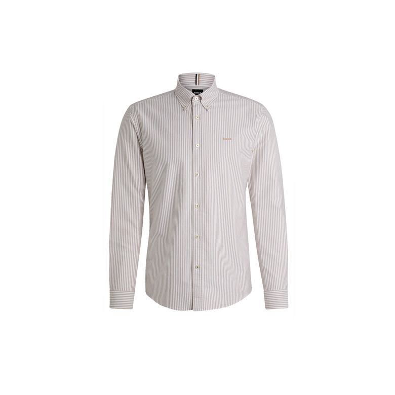 Boss shirt lightbrown