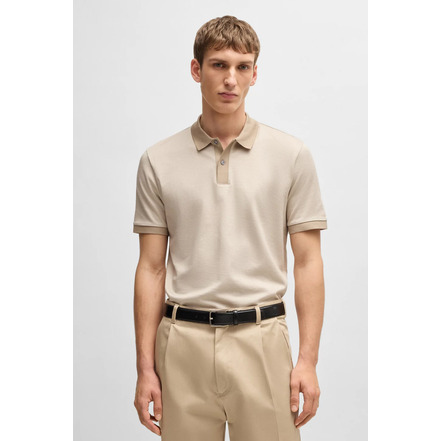 Boss polo lightbrown