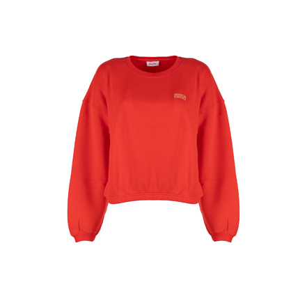 American Vintage sweater rouge