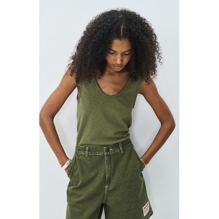 American Vintage topje groen