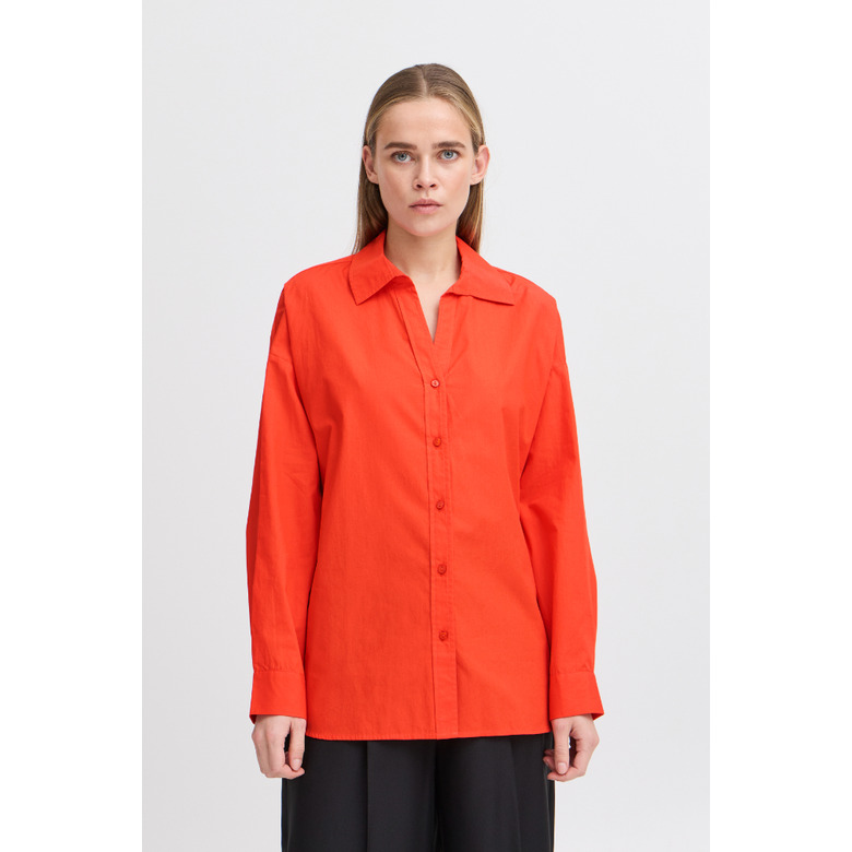 Ichi blouse orange 2