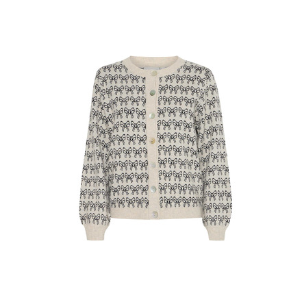 Ichi strickjacke ecru