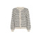 Ichi strickjacke ecru 1