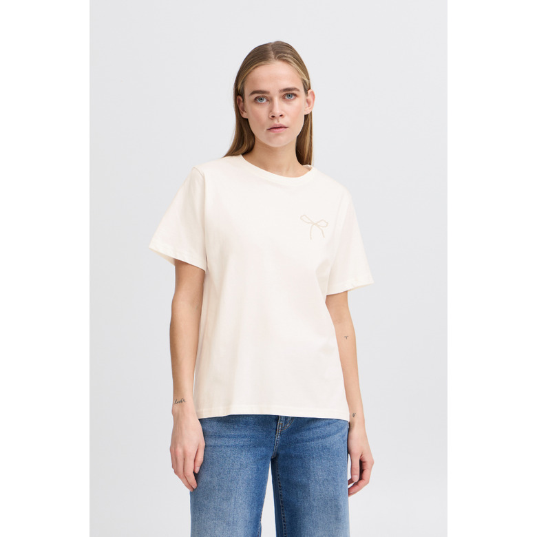 Ichi t-shirts ecru 2