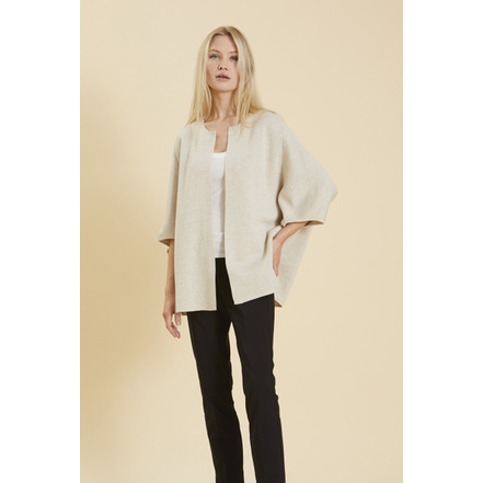 Sibin Linnebjerg cardigan ecru