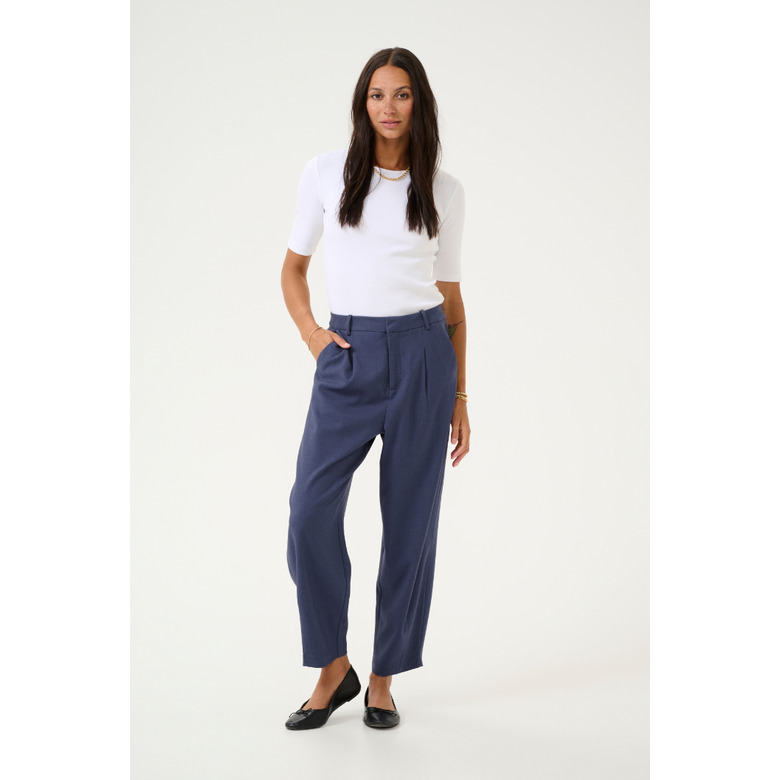 Kaffe broek blauw 2