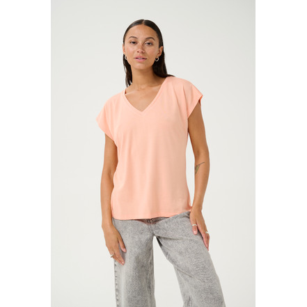 Kaffe t-shirt orange