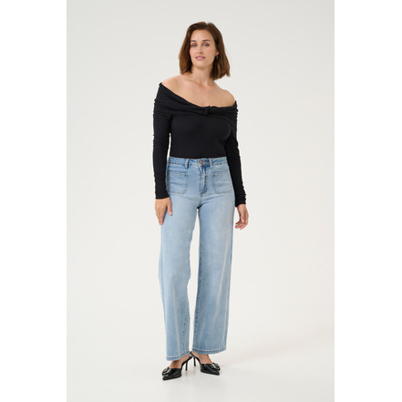 Kaffe jeans licht blauw