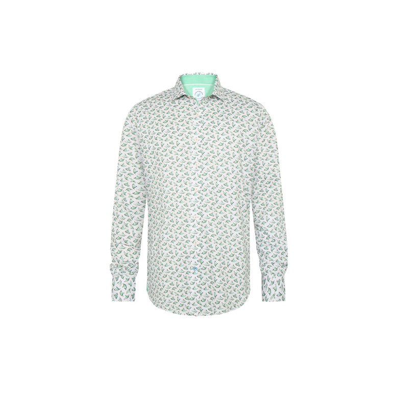 A Fish Named Fred shirt green
