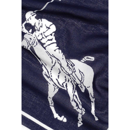 Ralph Lauren echarpe bleu