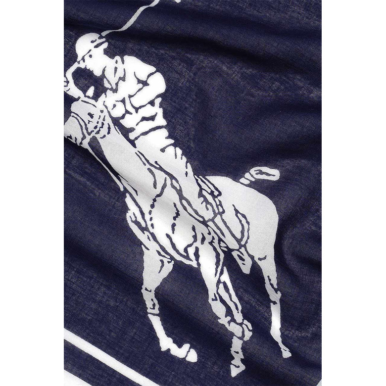 Ralph Lauren echarpe bleu 2