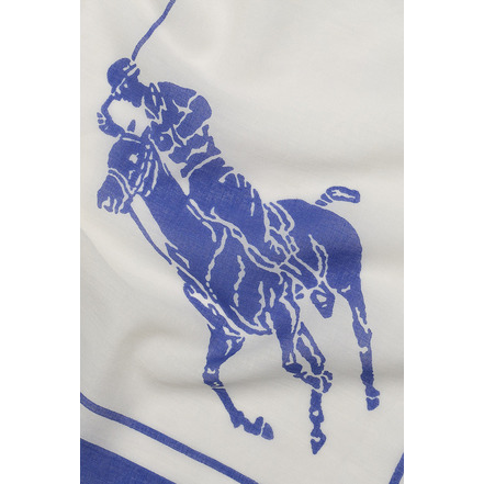 Ralph Lauren echarpe blanc