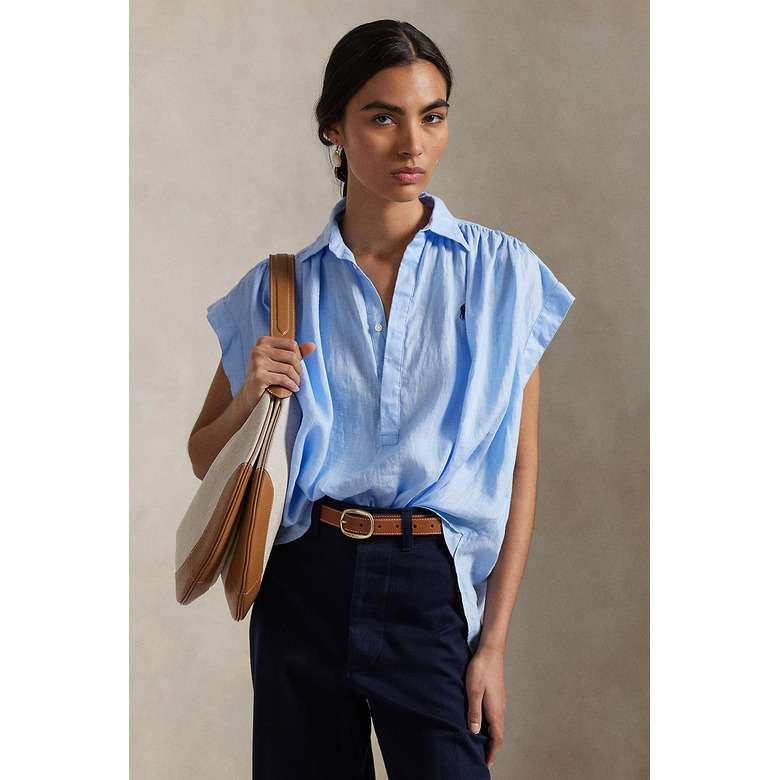 Ralph Lauren blouse blauw 2