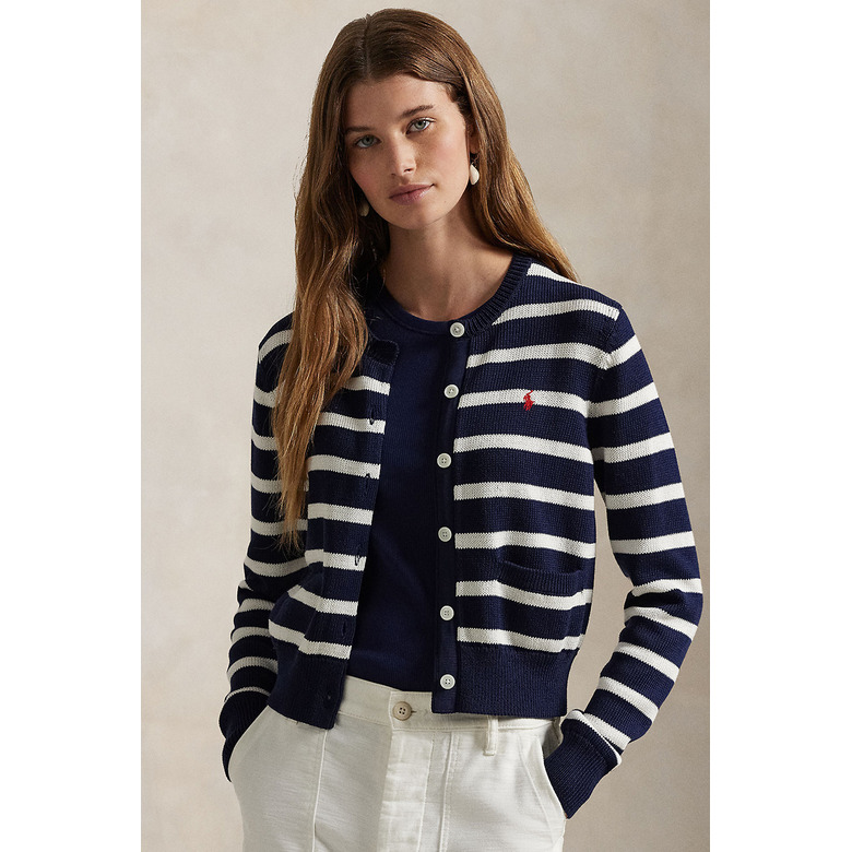 Ralph Lauren cardigan blauw 2