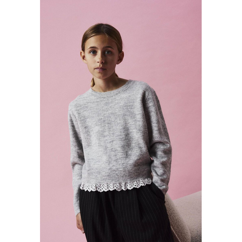 Name It Meisjes sweater grey 2