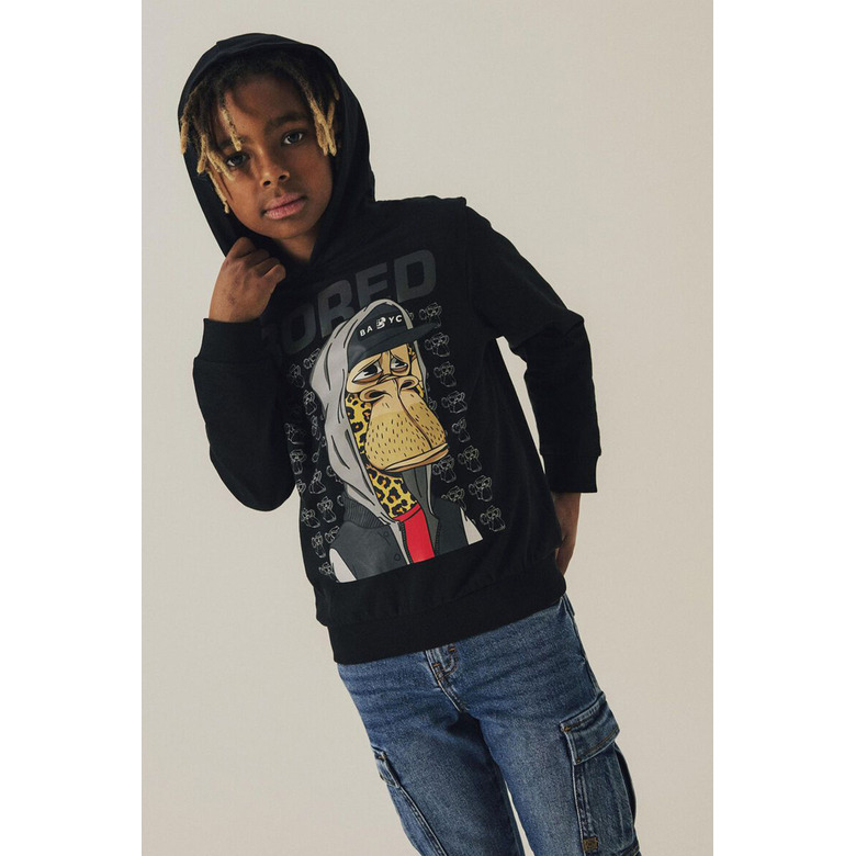 Name It Jongens hoodie black 2