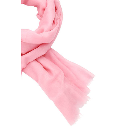 Les Cordes echarpe rose