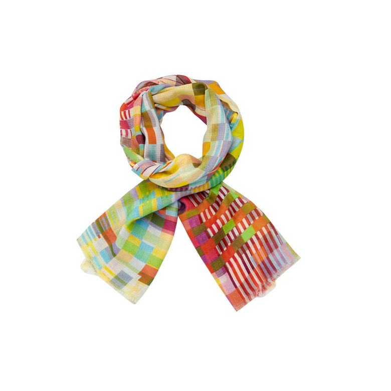 Les Cordes echarpe multicolor