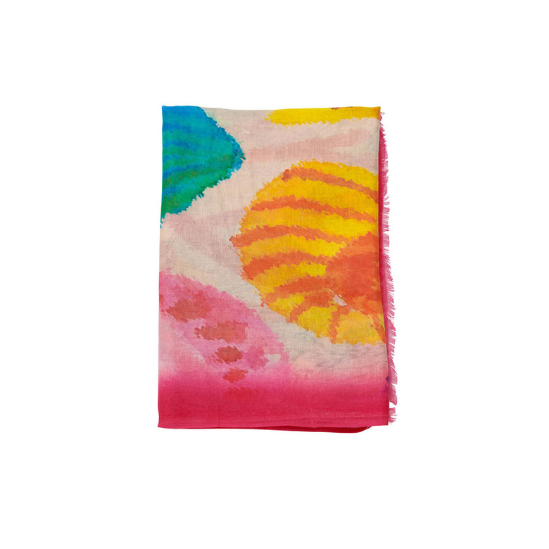 Les Cordes scarf pink 2