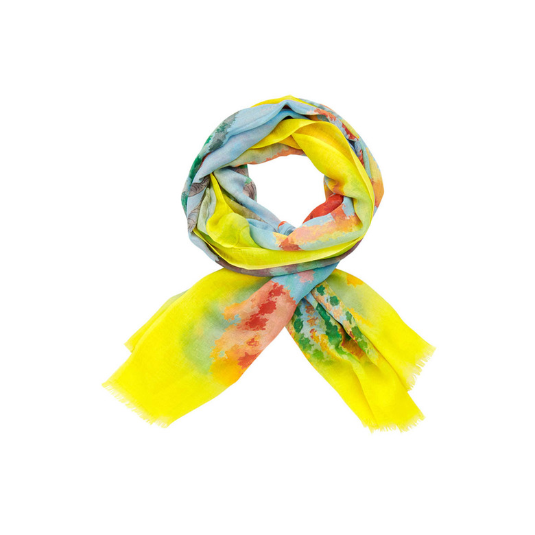Les Cordes echarpe jaune 1