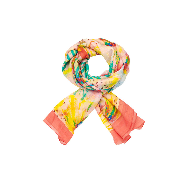 Les Cordes scarf pink